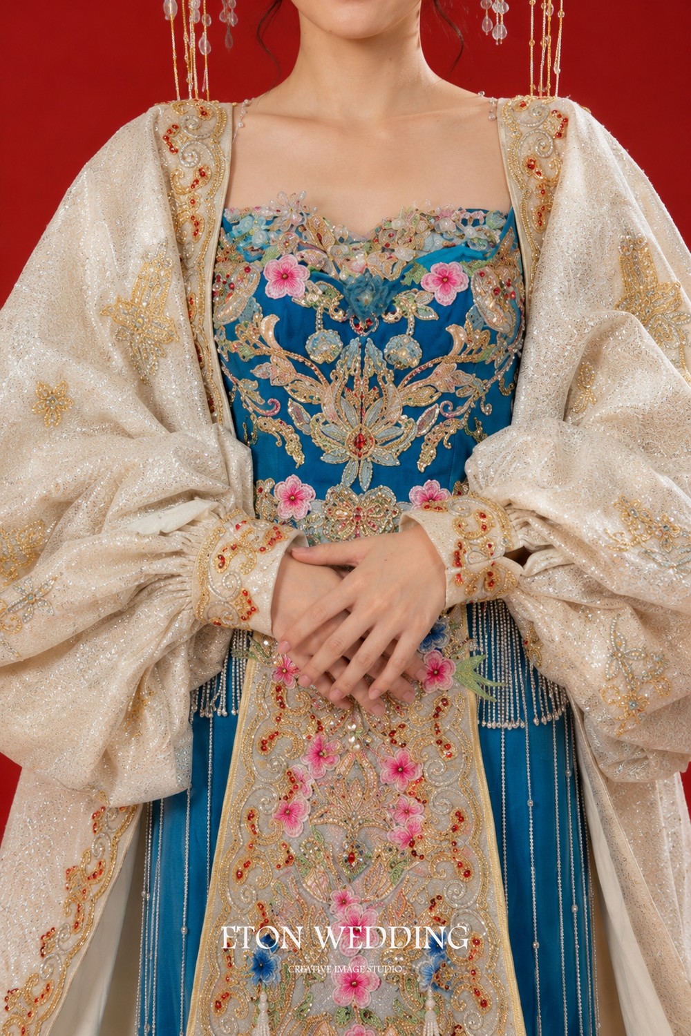 中式禮服,秀禾服,新中式禮服,漢服,漢婚服,龍鳳褂